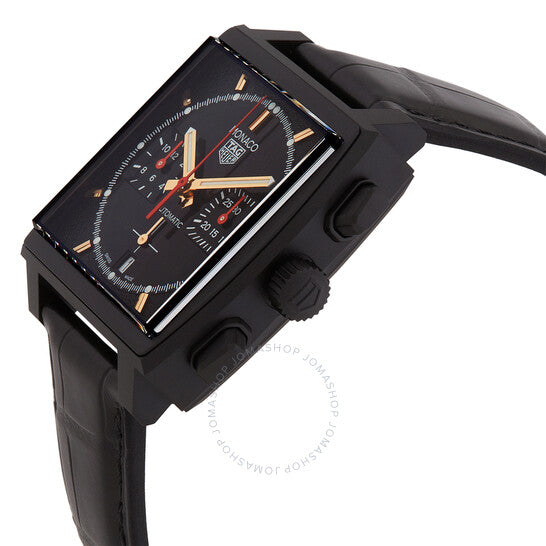Tag Heuer, Monaco Chronograph Automatic Black Dial Men's Watch