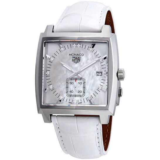 Tag Heuer, Monaco Mother of Pearl Diamond Dial Men's Watch
