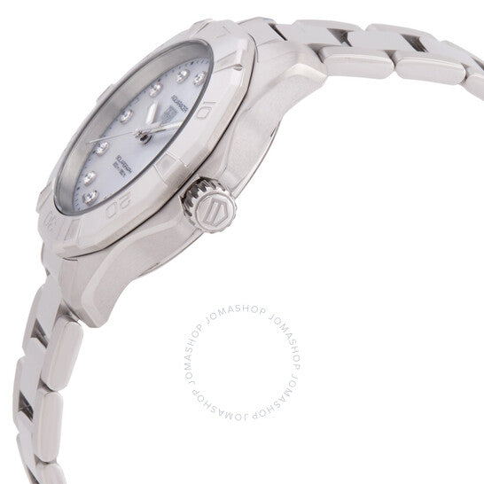 ساعة تاغ هوير كوارتز نسائية مرصعة بالألماس