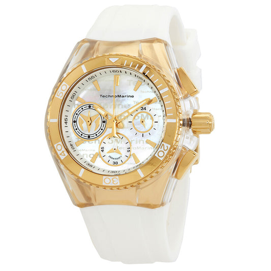 Cruise California Chronograph Quartz Mother of Pearl Dial Ladies Watch