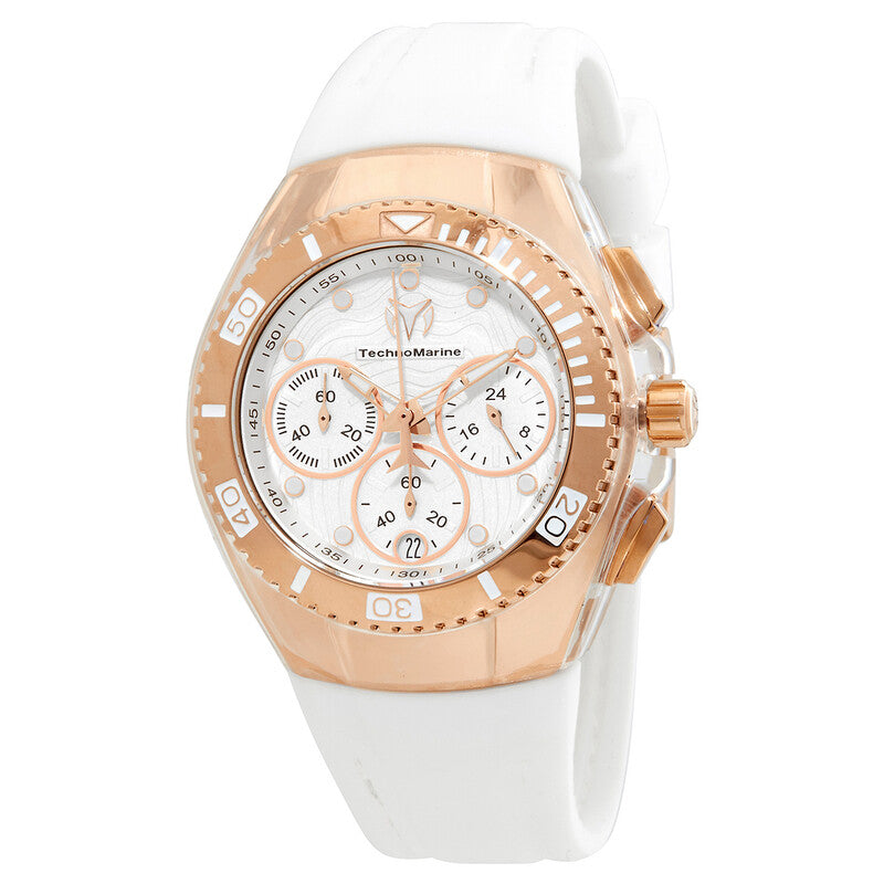 Cruise Chronograph Quartz White Dial Ladies Watch