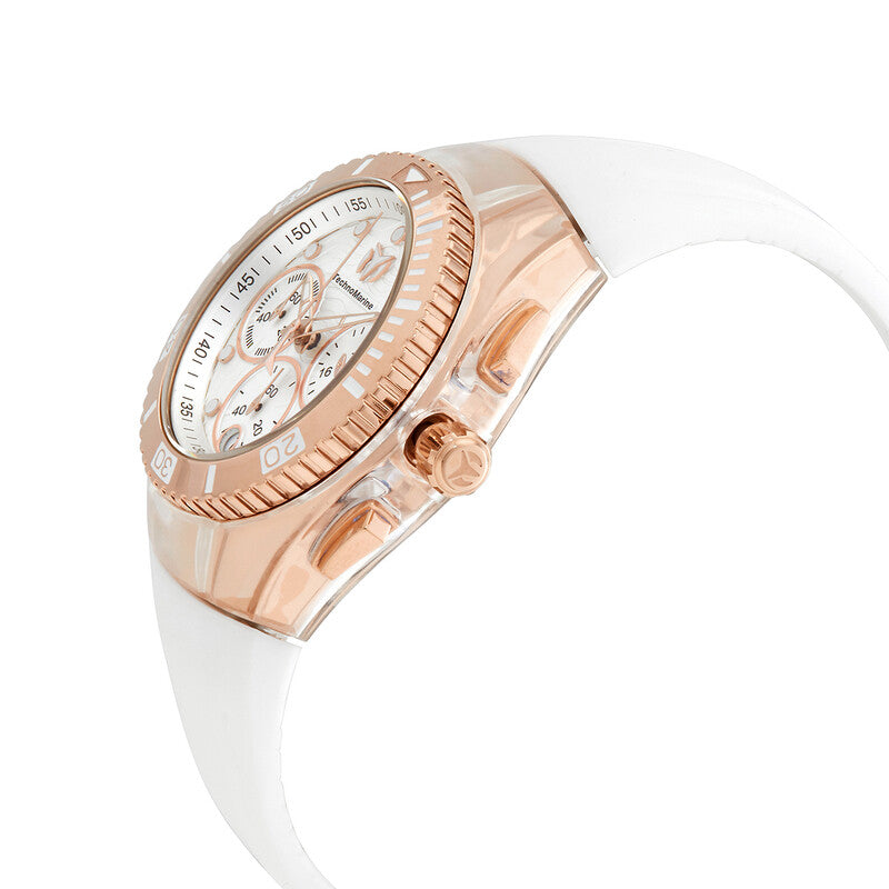 Cruise Chronograph Quartz White Dial Ladies Watch