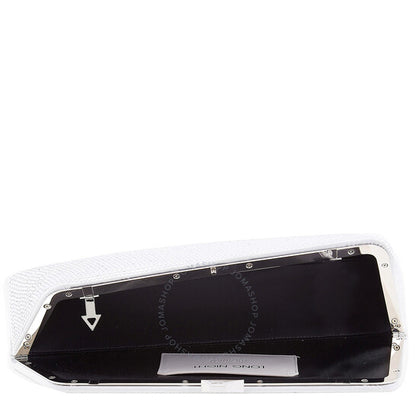 The Attico, Silver Glitter Long Night Clutch