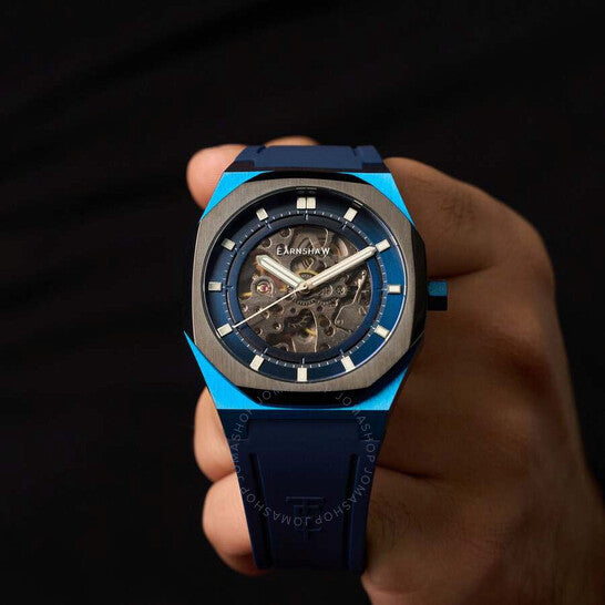 Thomas Earnshaw, Drake Automatic Blue Dial Men's Watch