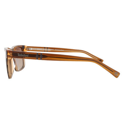 Polarized Brown Rectangular Men's Sunglasses