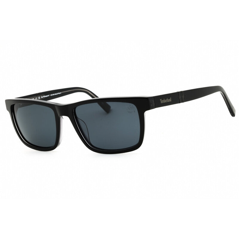 Polarized Smoke Rectangular Men's Sunglasses