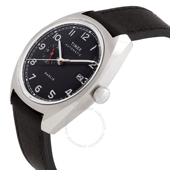 Timex, Marlin Automatic Black Dial Men's Watch TW2V62100