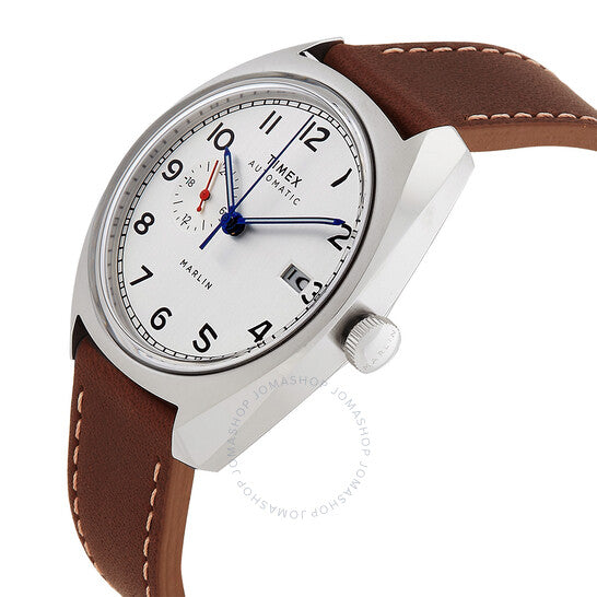 Timex, Marlin Automatic Silver Dial Men's Watch TW2V62000