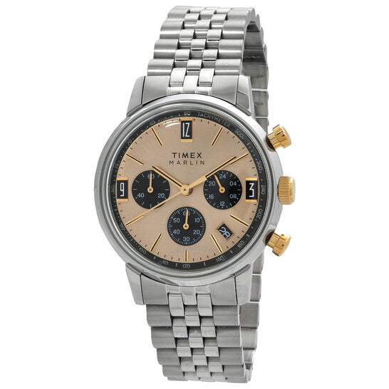 Timex, Marlin Chronograph Quartz Champagne Dial Men's Watch