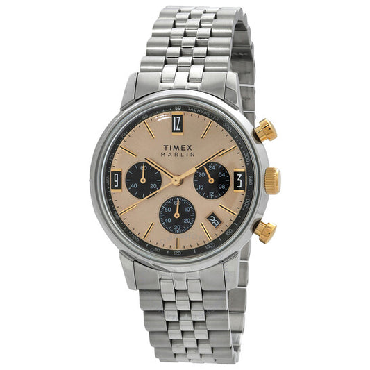 Timex, Marlin Chronograph Quartz Champagne Dial Men's Watch