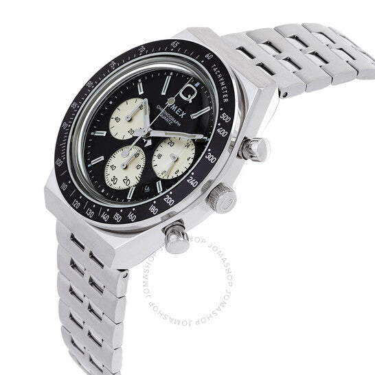 Timex, Q Chronograph Quartz Black Dial Men's Watch TW2V42600