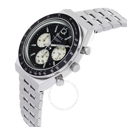 Timex, Q Chronograph Quartz Black Dial Men's Watch TW2V42600