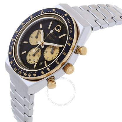 Timex, Q Chronograph Quartz Black Dial Men's Watch