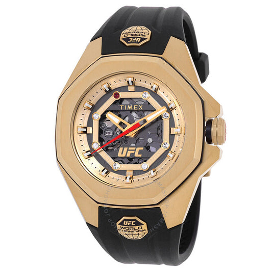 Timex, UFC Pro Automatic Gold Dial Men's Watch TW2V86500