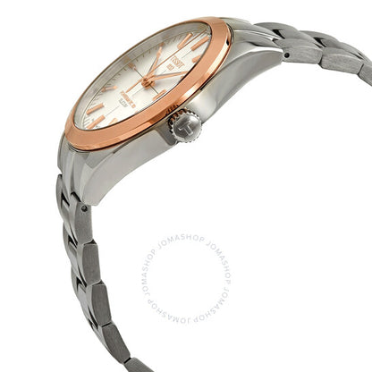 ساعة تيسوت T-Gold أوتوماتيكية للرجال بمينا فضي