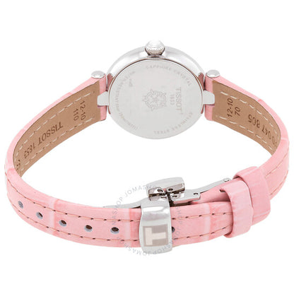 ساعة تيسو بيليسيما صغيرة كوارتز بمينا بيضاء للسيدات