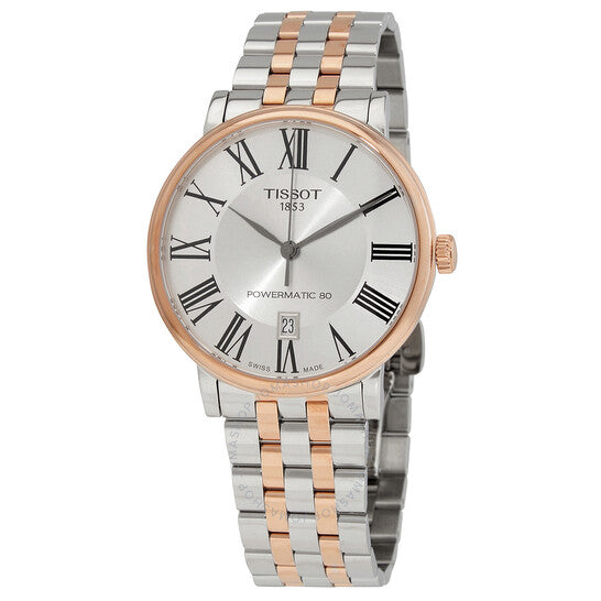Tissot, Carson Automatic Silver Dial Two-tone Men's Watch