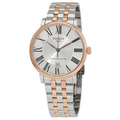 Tissot, Carson Automatic Silver Dial Two-tone Men's Watch