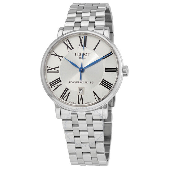 Tissot, Carson Powermatic 80 Automatic Silver Dial Men's Watch