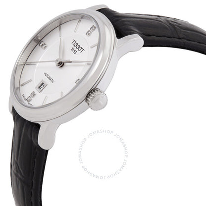 ساعة تيسوت كارسون النسائية بمينا فضي اللون