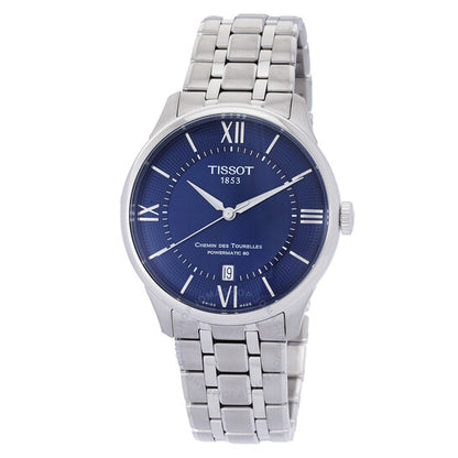 Tissot, Chemin Des Tourelles Automatic Blue Dial Men's Watch
