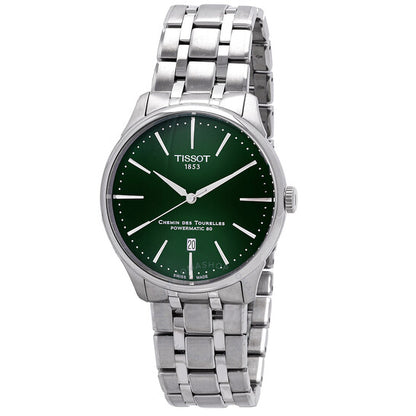 Tissot, Chemin Des Tourelles Automatic Green Dial Men's Watch