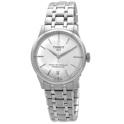 Tissot, Chemin Des Tourelles Automatic Silver Dial Ladies Watch
