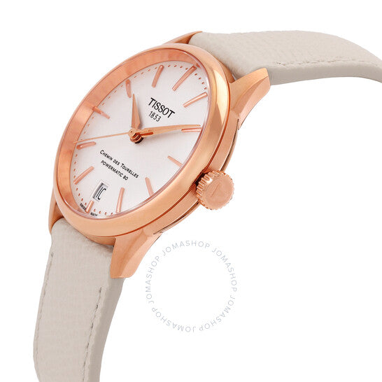 Tissot, Chemin Des Tourelles Automatic Silver Dial Ladies Watch