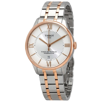 Tissot, Chemin des Tourelles Automatic Silver Dial Men's Watch