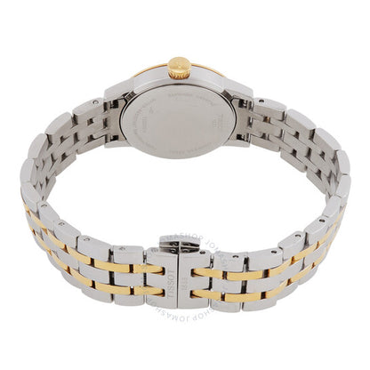 Tissot, Classic Dream Quartz Silver Dial Two-Tone Ladies Watch