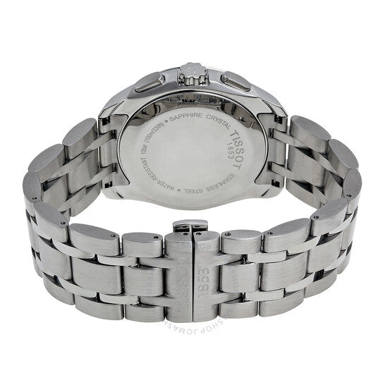 ساعة تيسوت كوتورييه كرونوغراف للرجال بمينا أسود