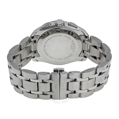 ساعة تيسوت كوتورييه كرونوغراف للرجال بمينا أسود