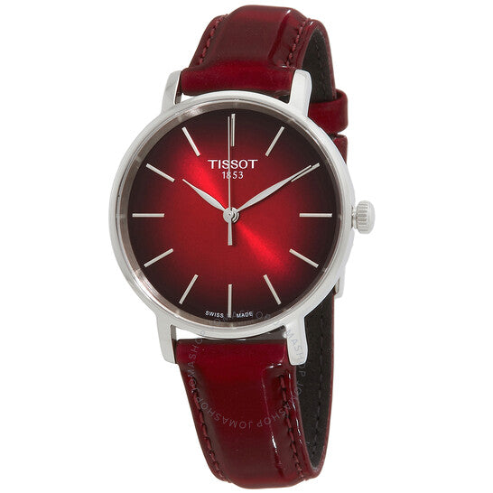 Tissot, Everytime Lady Quartz Graded Pink-Black Dial Ladies Watch