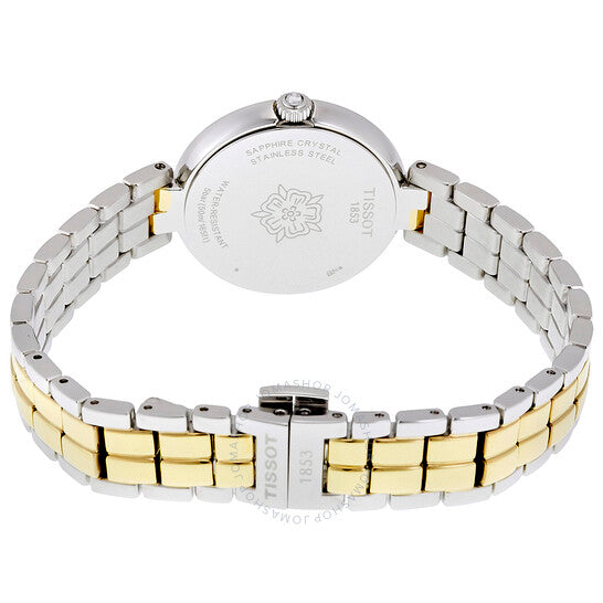 ساعة تيسو فلامنجو النسائية بمينا من عرق اللؤلؤ