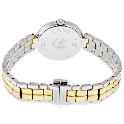 ساعة تيسو فلامنجو النسائية بمينا من عرق اللؤلؤ