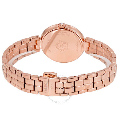 Tissot, Flamingo White Mother of Pearl Dial Ladies Watch