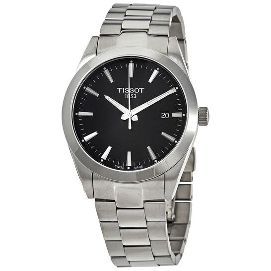 Tissot, Gentleman Quartz Black Dial Men's Watch