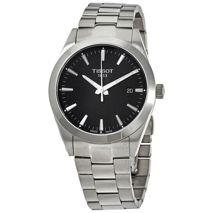 Tissot, Gentleman Quartz Black Dial Men's Watch