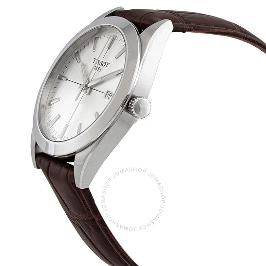 Tissot, Gentleman Quartz Silver Dial Men's Watch
