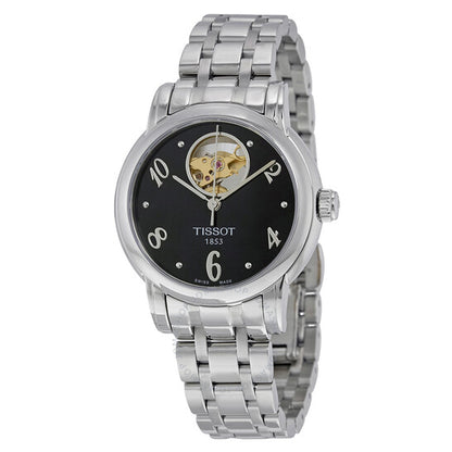 Tissot, Lady Heart Automatic Black Dial Ladies Watch T0502071105700