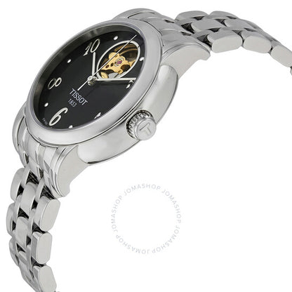 Tissot, Lady Heart Automatic Black Dial Ladies Watch T0502071105700