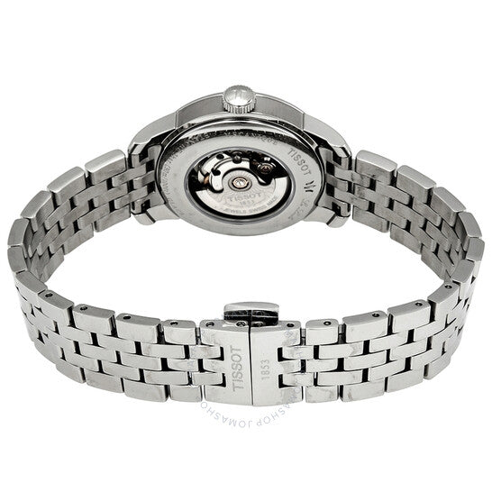 ساعة تيسو لو لوكل أوتوماتيكية للسيدات بمينا أسود