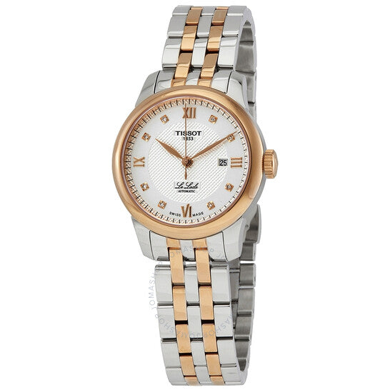 Tissot, Le Locle Automatic Diamond Silver Dial Ladies Watch