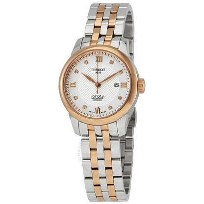 Tissot, Le Locle Automatic Diamond Silver Dial Ladies Watch