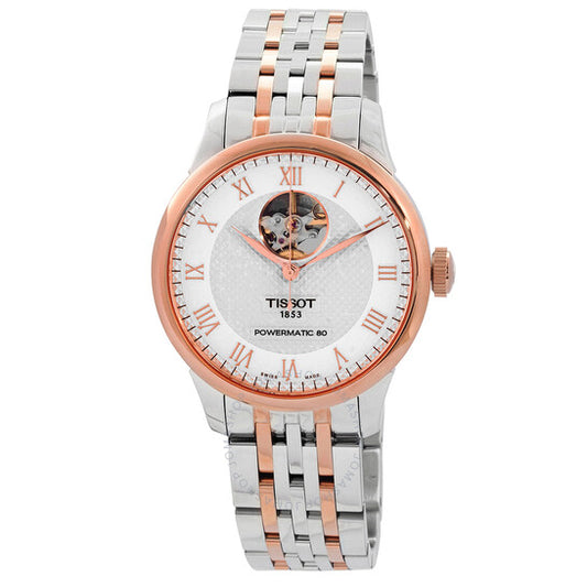 Tissot, Le Locle Automatic Open Heart Silver Dial Men's Watch