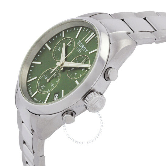 Tissot, PR 100 Chronograph Quartz Green Dial Men's Watch