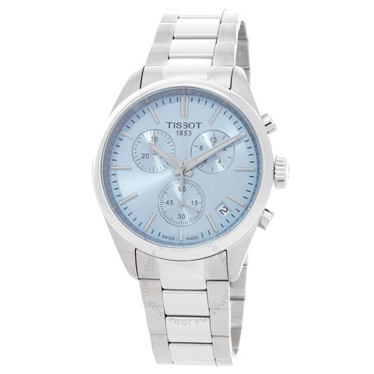 Tissot, PR 100 Chronograph Quartz Ice Blue Dial Men's Watch