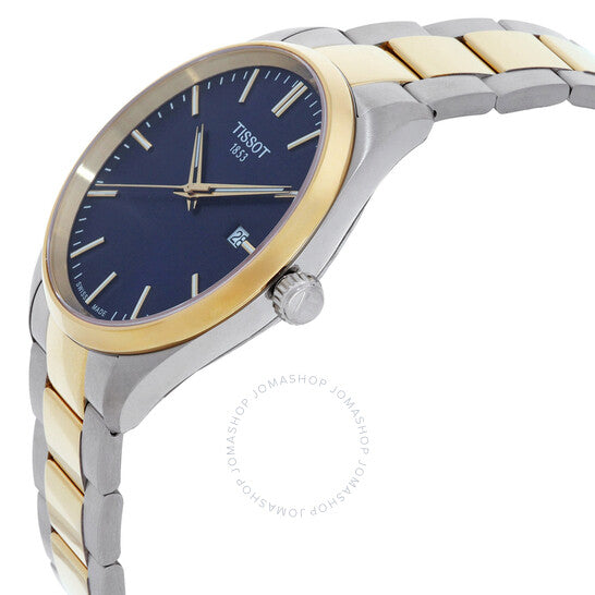 Tissot, PR 100 Quartz Blue Dial Two-Tone Men's Watch