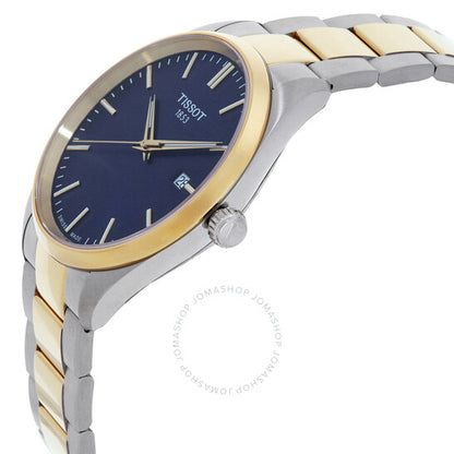 Tissot, PR 100 Quartz Blue Dial Two-Tone Men's Watch