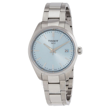 Tissot, PR 100 Quartz Ice Blue Dial Ladies Watch